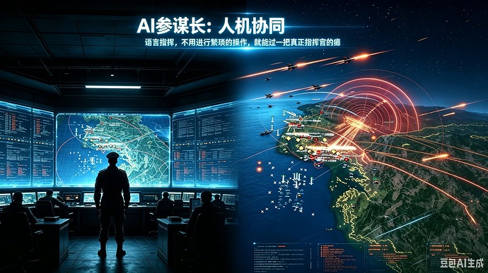 AI参谋长战争游戏海报设计