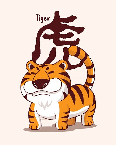 1317_oriental-style-cartoon-chubby-tiger-with-big-chinese-tiger-title-vector