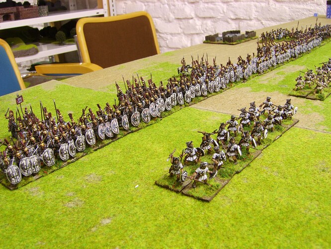 Roman army arrayed for Battle FoG
